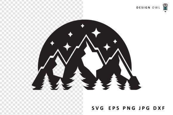 Download Mountain Scene - Andventure SVG - Mountain scene Collection