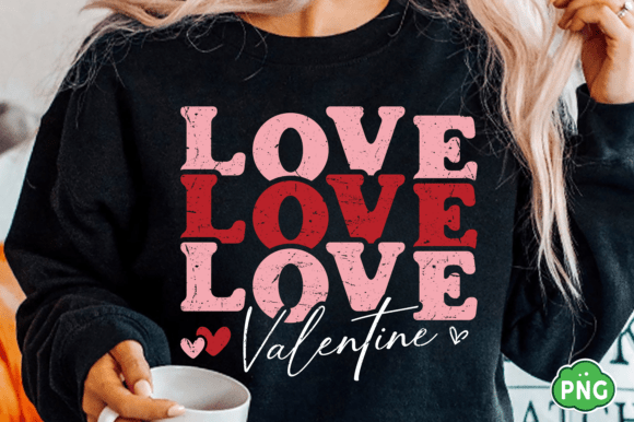 Download Retro Love Valentine PNG, Valentine PNG - Premium Bundle
