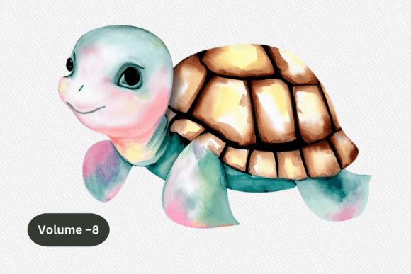 Download Turtle Sublimation Watercolor Clipart - Turtle sublimation Collection